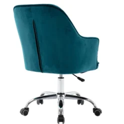 Modern Velvet Home Office Swivel Shell Chair-ModernLuxe -Famous Furniture Store GUEST 7418a1a5 301a 4c56 80f1 db2753518984