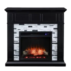 Dalmen Marble Fireplace Black - Aiden Lane -Famous Furniture Store GUEST 742a23db 0ed2 45e1 85f7 3939bd50783e