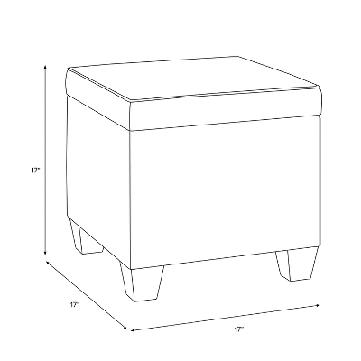 Storage Ottomans Faded Red Floral - Skyline Furniture 5 Storage Ottomans Faded Red Floral - Skyline Furniture - Image 4