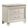 2pc Granite Nightstand And Dresser Set Pearl White - HOMES: Inside + Out -Famous Furniture Store GUEST 745bb94b fb5d 4116 98cd 82bda58c15d0