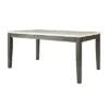 64" Merel Dining Table White Marble/Gray Oak - Acme Furniture -Famous Furniture Store GUEST 747bfa90 25c5 4039 a1b8 a0c16aee3002
