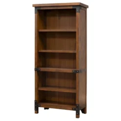 72" Addison Open Bookcase Auburn - Martin Furniture -Famous Furniture Store GUEST 74c08419 1539 417e adef 969af5e53c89