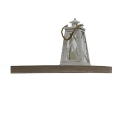 14" X 14" Floating Corner Shelf Wall Mounted Driftwood Gray - Inplace -Famous Furniture Store GUEST 761ac7eb 23ca 4ef6 b04a d3634d2be9d1