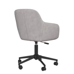 Westerleigh Office Task Chair Light Gray Velvet - Cosmoliving By Cosmopolitan -Famous Furniture Store GUEST 76a25311 66a6 42a2 a6c6 64cc2936df7f