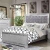 Tenaya Glam Bed With Button Tufted Headboard Silver - HOMES: Inside + Out 1 Tenaya Glam Bed With Button Tufted Headboard Silver - HOMES: Inside + Out -Famous Furniture Store GUEST 77e2b767 9413 4f51 87c8 af30ccf65d5d 1