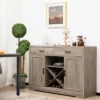 Costway Kitchen Storage Buffet Cabinet Farmhouse Wooden Sideboard W/2 Drawer & Wine Rack 2 Costway Kitchen Storage Buffet Cabinet Farmhouse Wooden Sideboard W/2 Drawer & Wine Rack -Famous Furniture Store GUEST 7828dde0 a115 463e 9d1f 8fd271aa33f1