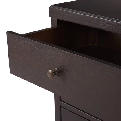 Finley Solid Wood 3 Drawer Nightstand - ClickDecor 5 Finley Solid Wood 3 Drawer Nightstand - ClickDecor - Image 3