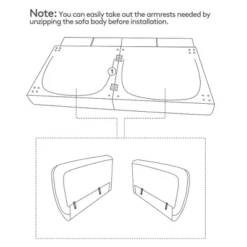 Costway Convertible Futon Sofa Bed PU Adjustable Couch Sleeper W/Wood Legs -Famous Furniture Store GUEST 7916d9a3 4f84 49f9 b32d f7e7cf1a6a94
