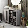 Carmelia Industrial Inspired Sliding Door Buffet - HOMES: Inside + Out -Famous Furniture Store GUEST 7c44d1c0 e5f1 410e 88de f41355cdde63