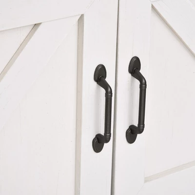 HOMCOM 2-Door Free Standing Sideboard Console Table With Bottom Shelf, Entryway 7 HOMCOM 2-Door Free Standing Sideboard Console Table With Bottom Shelf, Entryway - Image 5