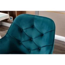 Modern Velvet Home Office Swivel Shell Chair-ModernLuxe -Famous Furniture Store GUEST 7d730f8f 39ac 4bcc b4a0 9c6f49453ef8