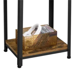 Yaheetech Tall End Table Accent Table, 30 In Industrial Side Table With Strong Wooden Shelves -Famous Furniture Store GUEST 7e7ee08a 9336 4a4e 80e3 0eeacd3d2cef