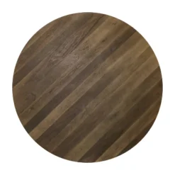 5pc Raven Transitional Round Dining Table Set Walnut/Dark Chocolate - HOMES: Inside + Out -Famous Furniture Store GUEST 7f0c6d0a 2d84 4691 a30f a3c2fd930226