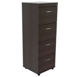 51.97" 4 Drawer Locking File Cabinet Espresso - Inval -Famous Furniture Store GUEST 7f177a2a 450d 4ad2 8d46 b37eb1237cdc