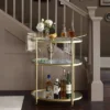 Lauren Bar Cart Antique Gold -Famous Furniture Store GUEST 8061f110 5d36 4c5f 99b7 598f9313514c