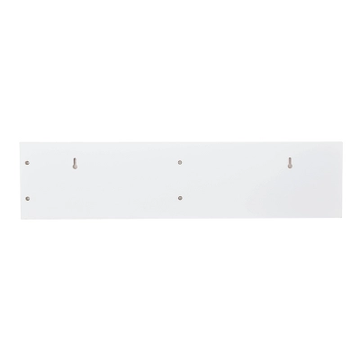 Sydney Wall Shelf With Hooks And Mail Sorter - White 3 Sydney Wall Shelf With Hooks And Mail Sorter - White