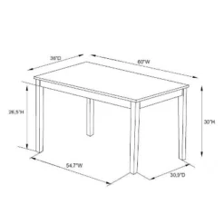 Roslyn Dining Table White - Powell -Famous Furniture Store GUEST 80f04799 9b96 4e94 9314 fb4084a73918
