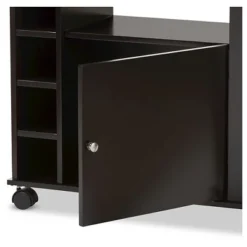 Ontario Modern & Contemporary Dark Brown Wood Modern Dry Bar & Wine Cabinet - Baxton Studio -Famous Furniture Store GUEST 8152a7fc ce3f 47d4 b807 5fa48e8eab90