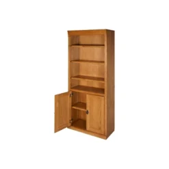 Huntington Oxford Wood Bookcase With Doors - Martin Furniture -Famous Furniture Store GUEST 815fc045 12ef 4722 9a70 0bdba3500c2d