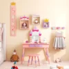 Costway Kids Vanity Set Princess Makeup Pretend Play Dressing Mirror Castle Girls Pink -Famous Furniture Store GUEST 816e6afe c2fe 4a2f 83d4 0c11ec6a6995