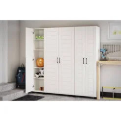 Portford 36" Wide 2 Door Shiplap Cabinet White - Room & Joy -Famous Furniture Store GUEST 81accef8 6ecc 44c6 915f 2b688e6c132b