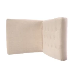 Set Of 2 Linden Tall Back Natural Fabric Dining Chairs Natural - Christopher Knight Home -Famous Furniture Store GUEST 854f5384 48d2 46f9 8bf8 140b8ff319b0