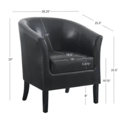 Simon Club Chair - Linon -Famous Furniture Store GUEST 87465092 75da 44ab be4a 9b55e1106eea