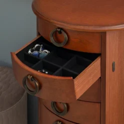 Raine Jewelry Armoire Cherry - Powell Company -Famous Furniture Store GUEST 88e24efc 1909 4b64 b10d 9c6ff2448589