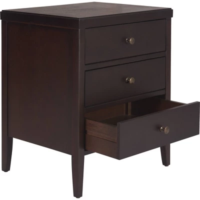 Finley Solid Wood 3 Drawer Nightstand - ClickDecor 13 Finley Solid Wood 3 Drawer Nightstand - ClickDecor - Image 11