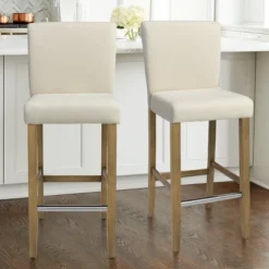 26" Portland Upholstered Counter Height Barstool Wood(Set Of 2) -The Pop Maison -Famous Furniture Store GUEST 8a2772c0 958c 4901 b608 796610327b76
