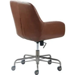 Forester Leather Office Chair Cognac Brown - Finch -Famous Furniture Store GUEST 8a57954a 9c1c 44d7 9515 97e1e637b611