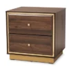 Cormac Wood And Metal 2 Drawer Nightstand - Baxton Studio -Famous Furniture Store GUEST 8a73556a bd9f 4328 98a4 46ca95f5a72e