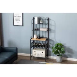 Praha Bakers Rack Black - Boraam 24 Praha Bakers Rack Black - Boraam -Famous Furniture Store GUEST 8b24bc53 3d7e 4e0a a9b5 7e921f9b2be4