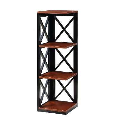38.5" Oxford 3 Tier Corner Bookcase - Breighton Home 15 38.5" Oxford 3 Tier Corner Bookcase - Breighton Home - Image 13
