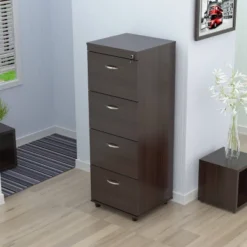 51.97" 4 Drawer Locking File Cabinet Espresso - Inval -Famous Furniture Store GUEST 8b28317a 22f6 4a4a 9a2c 74e94715148e