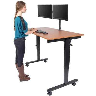 Stand Up Desk Store Universal Fit Fully Adjustable Swing Arm Clamp-On Desk Table Monitor Mount 5 Stand Up Desk Store Universal Fit Fully Adjustable Swing Arm Clamp-On Desk Table Monitor Mount - Image 3