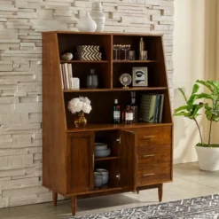 Danish Highboy Buffet Autumn Oak - Lifestorey