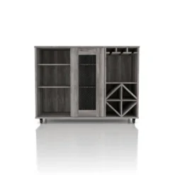 Carmelia Industrial Inspired Sliding Door Buffet - HOMES: Inside + Out -Famous Furniture Store GUEST 8c4f7673 b0ff 4d7a 9053 5939c1048f1d