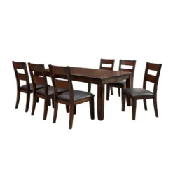 Breighton Extendable Dining Table Dark Red - HOMES: Inside + Out -Famous Furniture Store GUEST 8c959794 f02f 48cc a8dc ff3ef162ab72