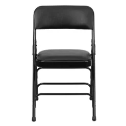 Flash Furniture 4 Pack HERCULES Series Curved Triple Braced & Double Hinged Upholstered Metal Folding Chair -Famous Furniture Store GUEST 8d1a3a35 38aa 4db1 a808 d38427ff5c12