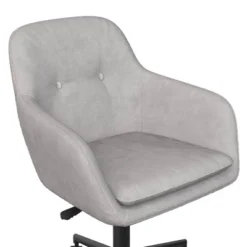 Westerleigh Office Task Chair Light Gray Velvet - Cosmoliving By Cosmopolitan -Famous Furniture Store GUEST 8d62a190 07ca 4a22 82e7 84dede0dedf4