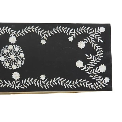 Eclectic Wood Console Table Gold - Olivia & May 10 Eclectic Wood Console Table Gold - Olivia & May - Image 8