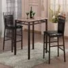 Home Source Eric 3-piece Bistro Set With Counter Height Table And 2 Textured Faux Leather Side Chairs -Famous Furniture Store GUEST 8ee0cc6c 0170 4c4e 9352 982374ea1722