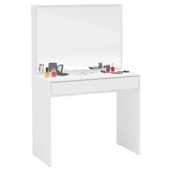 Virginia Vanity With Mirror White - Polifurniture -Famous Furniture Store GUEST 8f8d77c9 f4ef 4a51 862c c40b22bee1dc