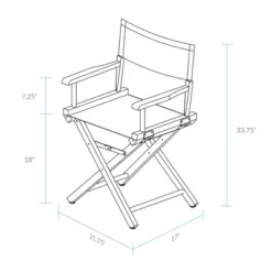 Director's Chair Canvas Flora Home -Famous Furniture Store GUEST 8f9f97f1 3271 42d2 8d86 31e5e8e1ddf1