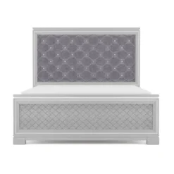 3pc Tenaya Bed With 2 Nightstands Set Silver/Gray - HOMES: Inside + Out 27 3pc Tenaya Bed With 2 Nightstands Set Silver/Gray - HOMES: Inside + Out -Famous Furniture Store GUEST 8fc588ef 24e9 49b5 a75e b18053769533