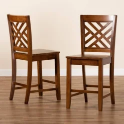 2pc Caron Wood Counter Stool Set - Baxton Studio 15 2pc Caron Wood Counter Stool Set - Baxton Studio -Famous Furniture Store GUEST 9027b8aa b0e5 429a 9207 cd9bd1afbe2d