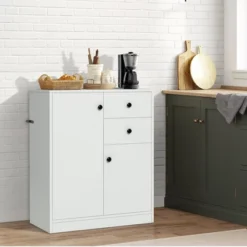 Costway Kitchen Storage Cabinet 2 Drawer Sideboard Floor Cupboard With Adjustable Shelves 13 Costway Kitchen Storage Cabinet 2 Drawer Sideboard Floor Cupboard With Adjustable Shelves -Famous Furniture Store GUEST 9200cdde 0bed 4e40 b342 c79a0a745482
