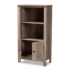 51.8" 3 Tier Derek Wood Bookcase Oak - Baxton Studio -Famous Furniture Store GUEST 92c5b6d5 0530 42af 90c1 b2c117cd5a7a