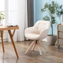 Upholstered Swivel Dining Armchair - Kinwell -Famous Furniture Store GUEST 934c5223 6867 454e b68d d0f3be294f14